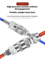 Conector Autoblocante Tres en Uno de Estilo Europeo Americano-Alemán, Conexión Rápida, Accesorios de Aire Euro SP20 PM30 SM40 PP SF SH PH