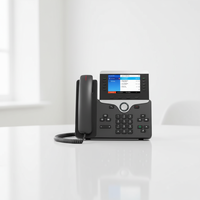 Teléfono IP Original CP-8841-K9, Teléfono VoIP Inalámbrico 8841, Interfaz de 5 Líneas, Teléfono IP con Video