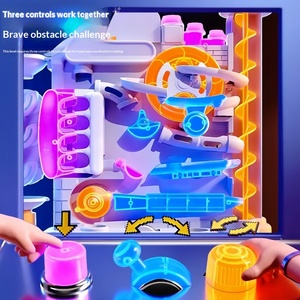 Becho Toys Gioco di Labirinto con Biglie in Plastica, Sfida Rompicapo, Giocattolo d'Avventura Transfrontaliero, Gioco di Logica per l'Allenamento del Pensiero, Divertimento con Biglie su Pista - Product Image 4