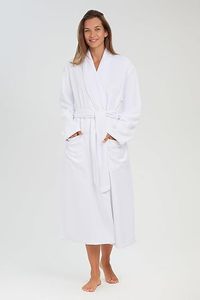 Peignoir de bain en molleton pour hommes et femmes, jupe de bain, LOGO personnalisé, chemise de nuit en flanelle, vêtements de nuit en peluche pour hôtel, vente en gros - Product Image 3