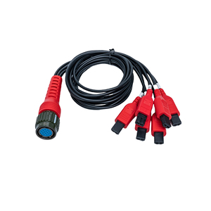 INJ-8B ultrasonik yakıt enjektörü temizleme makinesi uyumlu 6PIN için 14PIN darbe kablosu için araç teşhis aracı pil test cihazı - Product Image 3