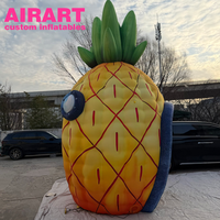 Tente gonflable ananas pour événements marketing et décoration