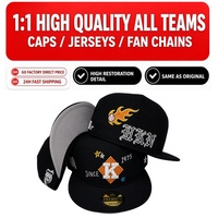 Gorra de Béisbol Deportiva con Logotipo Bordado de 6 Paneles, Estilo Snapback, Ajustada, Original, de la Mejor Calidad OEM/ODM para Hombre