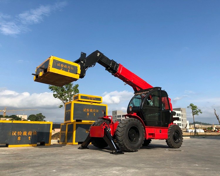 World 5 Ton Rough Terrain Forklift With Certification Telescopic Handler Forklift