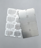 Circuit imprimé en aluminium LED personnalisé OEM, plaque de 1,2 mm, feuille de cuivre de 70 µm, circuit imprimé HASL sans plomb pour diverses lampes LED