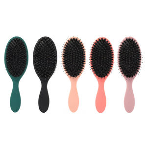 Spazzola per capelli in setola di cinghiale all'ingrosso personalizzata con cuscino districante pettine per capelli secchi/bagnati, cura dei capelli e massaggio del cuoio capelluto - Product Image 2