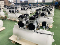 Compresseurs d'air silencieux sans huile haute pression 12 bar 200 litres