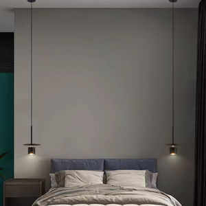 Modern Minimalist Pendant <b>Light</b> Led Round Touch Control Bedroom <b>Dining</b> Room Chandelier Single Head E26 - Product Image 4