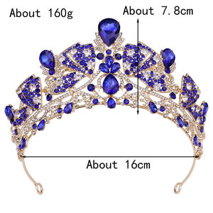 Nouveauté <span class=keywords><strong>fleur</strong></span> cristal couronne <span class=keywords><strong>de</strong></span> princesse <span class=keywords><strong>bouquet</strong></span> <span class=keywords><strong>de</strong></span> mariée <span class=keywords><strong>de</strong></span> haute qualité diadème <span class=keywords><strong>de</strong></span> mariage strass en métal accessoires <span class=keywords><strong>de</strong></span> cheveux pour la reine - Product Image 6