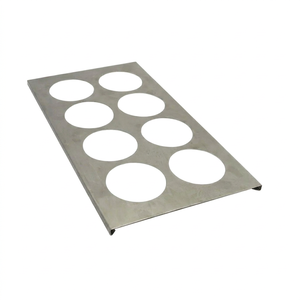 Support de Comptoir Commercial pour Bouteilles Compressibles à 8 Trous pour Plaques de 1/3 de Taille – Idéal pour Condiments de Cuisine Professionnelle et Restaurants - Product Image 1