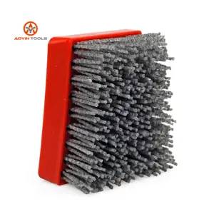 Siliciumcarbide Nylon Schurende Antieke Borstel Voor Marmeren Granieten Stenen Tegel Oppervlak Polijstmachine Fabrikant - Product Image 1