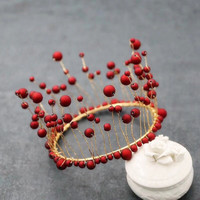Großhandel Kuchen Topper Hochzeit Braut Tiara Prinzessin Krone Valentinstag Party Kuchen Dekoration
