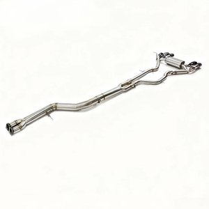 Embout d'échappement Valvetronic GDR de luxe en acier inoxydable poli miroir, épaisseur 1,5 mm, pour BMW M2/F80-M5/F90 Série 3 - Product Image 4