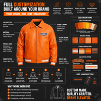 Abrigos Varsity Personalizados de Piel de Oveja, Talla Americana, Chaquetas de Cuero Genuino de Cordero Francés Natural de Alta Calidad, Soporte OEM