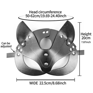 Masques de mascarade en cuir Quaige pour filles, boîte de nuit, <span class=keywords><strong>cocktail</strong></span>, cosplay, masques faciaux, produits sexuels, design - Product Image 5