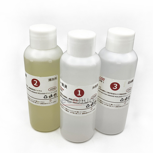 Econuo UV DTF Eco Solvent Print Head Cleaning Solution for Epson DX5 Dx7 4720 XP600 I3200 Head Printer Damaged Repair Solution