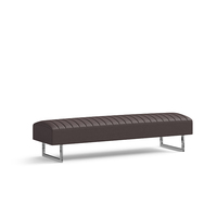 Canapé d'angle rembourré durable en gros d'usine, mousse haute densité, tissu PU, design moderne pour écoles et hôpitaux