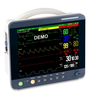 Monitor de paciente <span class=keywords><strong>barato</strong></span>, dispositivo de monitoreo <span class=keywords><strong>veterinario</strong></span>, uso hospitalario, certificado CE, Clase II, alimentado por energía eléctrica - Product Image 1