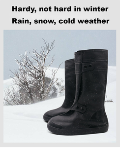 סיליקון גשם מגפיים עמיד למים נעל מכסה, החלקה מים עמיד רובוטי סיליקון גומי גשם נעל כיסוי מגיני - Product Image 6