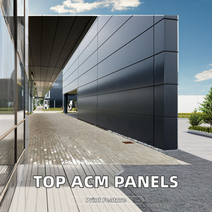 Panneau composite en aluminium revêtu de PVDF pour extérieur, panneau mural extérieur avec revêtement PVDF, plaque ACP PVDF pour <span class=keywords><strong>façade</strong></span> - Product Image 2
