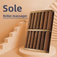Rouleau de massage des pieds en bois brut LRWD03 OEM/ODM pour le soulagement de la fasciite plantaire et le massage des jambes et de l'abdomen Guangdong