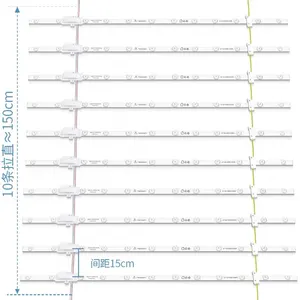 Barra de luz LED de vendas diretas da fábrica, barra de luz LED de 12w 220v, faixa de luz LED, luz de fundo, barra de luz LED