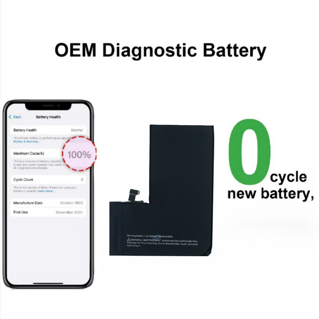 High Capacity Long Lasting Rechargeable Mobile Phone Diagnostic Battery Replacement for iPhone Various Models