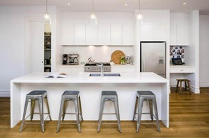 <span class=keywords><strong>Australie</strong></span> moderne blanc laque peinture armoires de cuisine pour petite maison - Product Image 2
