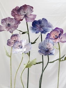 L-016 Flores Artificiales al por Mayor, Amapolas Gigantes para Decoración de Bodas, Eventos, Tiendas, Fiestas y Exhibiciones - Product Image 6