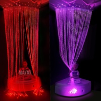 Cortinas de Fibra Óptica LED con Iluminación Sensorial Táctil, Regulación Visual Calmante, Tapetes Interactivos de Fibra Óptica con Efecto de Cielo Estrellado