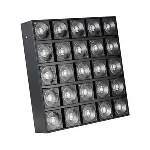 LED مصفوفة ضوء المرحلة 5x5 COB مصفوفة 25x10w rgbw dmx واقي لمبة ليد ل خلفية على ضوء المرحلة