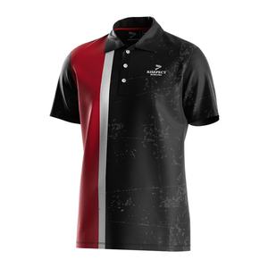T-shirt de sport à séchage rapide de haute qualité pour hommes, t-shirt polo surdimensionné, chemises de bowling rétro - Product Image 1