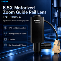 6.5X Motorized Zoom Rail Lens 0.7X-4.5X C-Mount Machine Vision Lens for Automated Optical Inspection|LZG-63105-A