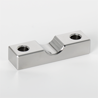 Connecteur d'axe à double trou en acier inoxydable usiné CNC, brochage, anti-corrosion, ultra haute précision, certifié ISO, pour robot