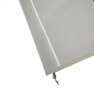 Kait gantung langit-langit tahan api ubin rockwool papan untuk mengambang panel akustik studio panel putih Deofon