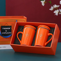 Vente chaude Économique Couple Tasses Tasse Cadeau Ensemble pour le Nouvel An Chinois Éducation de Noël Cadeaux de bienvenue pour un usage personnel