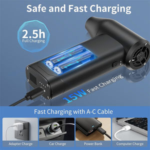 Ventilateur Turbo Mini Électrique Sans Fil 130000 tr/min, Nettoyage du Clavier d'Ordinateur, Rechargeable, Portable, Souffleur d'Air Manuel, Dépoussiéreur - Product Image 2