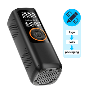 Compresseur d'air portable intelligent avec affichage numérique, contrôle <span class=keywords><strong>de</strong></span> vitesse progressif, batterie externe sans fil, mini portable 6000 mAh - Product Image 2