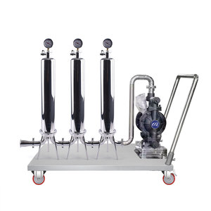 Nước công nghiệp túi lọc thép không gỉ pre-lọc <span class=keywords><strong>Canister</strong></span> cho hóa chất Hệ thống lọc Điều kiện Mới - Product Image 4