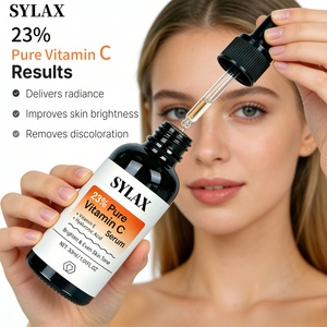 SYLAX 30ml 23% 순수 비타민 C 세럼 E & HA 함유 미백 안티에이징 한국 세럼 다크 스팟 전용 프라이빗 라벨 도매 - Product Image 3