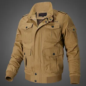 ANSZKTN Men oversize men's clothing washed cotton overalls multi-pocket fashion Europe America Jacket