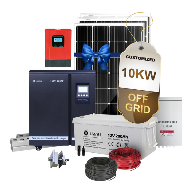 10kw High Quality Home Solar Energy System Kit 10kw Complete Solar Panel System