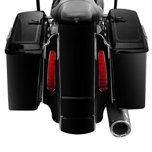 Garde-boue arrière CVO 4 "étiré étendu avec clignotants LED pour les modèles <span class=keywords><strong>Harley</strong></span> Touring 1993-2008 Electra Street Glide <span class=keywords><strong>Road</strong></span> <span class=keywords><strong>King</strong></span> - Product Image 3
