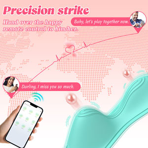 Estimulador de Clítoris con Control Remoto Inalámbrico Vibrador Usable en Panti de Silicona Impermeable Masaje Silencioso Juguetes Sexuales para Adultos para Parejas - Product Image 2