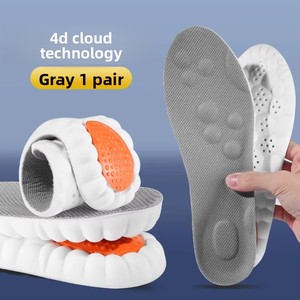 Semelles pour hommes et femmes, semelles en mousse à mémoire de forme 4D, semelles de massage confortables et respirantes, s'adaptent à tous les types de chaussures - Product Image 4