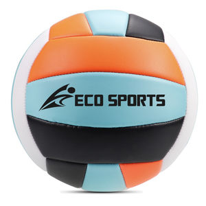Volleyball en PVC de taille officielle, populaire, coloré, avec logo personnalisé, très résistant, pour l'extérieur, vente en gros - Product Image 3