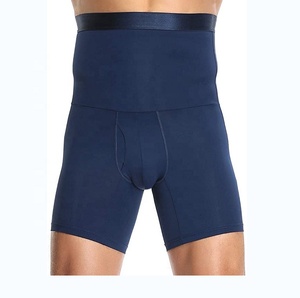 Pantalones cortos de control de barriga para hombre, cintura alta, adelgazante, cuerpo, compresión, <span class=keywords><strong>faja</strong></span> para el vientre, ropa interior, Calzoncillos Bóxer - Product Image 1