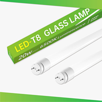 Tubo LED de Vidrio T8 de 100LM/W, 0.6M 1.2M 9W 15W 30W 48W 58W, con Controlador IC, Ahorro de Energía, para Proyectos