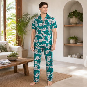 Conjunto de <span class=keywords><strong>Pijamas</strong></span> Personalizados para Parejas, con Estampado de Imagen, Manga Corta, <span class=keywords><strong>Divertidos</strong></span> - Product Image 2