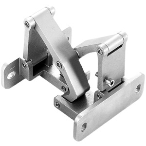 Charnière de porte dissimulée en acier inoxydable, ouverture vers l'extérieur à 180 degrés, support de charge épaissi et renforcé pour portes en carrelage céramique - Product Image 3